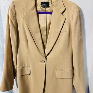 Essentials Tan Blazer | Classic Tailored Jacket | Workwear Staple